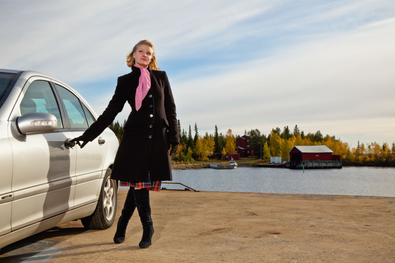Tfp oulu nainen auto