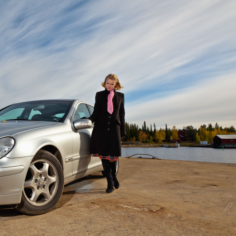 Tfp oulu nainen auto