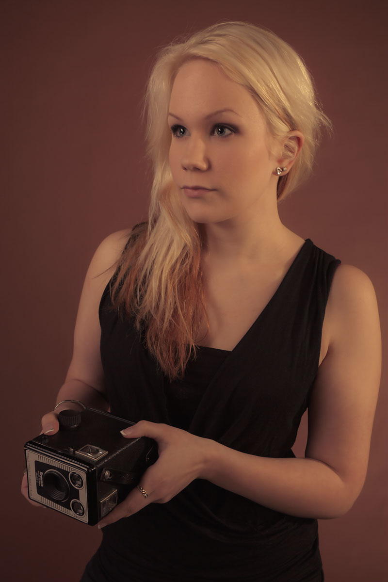 Tfp oulu studio nainen kamera